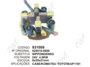 Porta Escovas Motor De Partida Case/Komatsu /Toyota /Uf1161