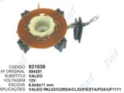 Porta Escovas Motor De Partida Aleo Palio/Corsa/Clio/Fiesta/Fox/Uf1171