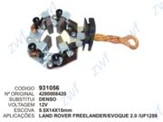 Porta Escovas Motor De Partida Land Rover Freelander/Evoque 2.0 /Uf1259