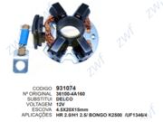 Porta Escovas Motor De Partida Hr 2.0/H1 2.5/ Bongo K2500 /Uf1346/4